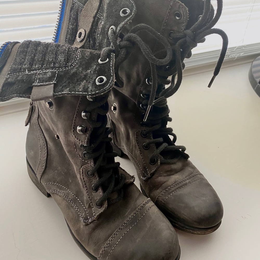 Steve Madden combat boots